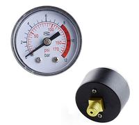 Y40-01 High-Performances Pressure Gauges Hydraulic Pressure Gauges With Metal Housing 0-12/0-170PSI Multipurpose Tire Air Car Motorbike Tyre Water Fuels Oil Bike Digital Bikes Pool Inflator