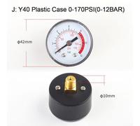 Y40 Y50 Pressure Gauge for Air Compressor Accurate Readings from 0 180PSI, Sturdy and Reliable (J)