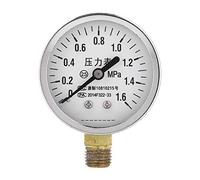 Y60 Pressure Accurate Durable Shockproof Air Pressure Instrument for Home Measurement Water Gage Measure Brass Iron Shell 60mm 0 1.6MPA