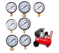 Y60 Pressure Indicator Gauge 0-1.6 MPa 0-230 PSI for Air Compressor Performance Evaluation and Maintenance (E)