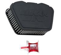 K&N Replacement air filter compatible with Yamaha XVS950/1300 V-Star 2007-2016 (YA-1307)