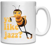 Ya Like Jazz Bee White Ceramic Mug White