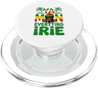 Ya Mon Everything Irie Jamaican Patois Rasta Weed Smoking PopSockets PopGrip for MagSafe