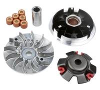 Ya Song Scooter Variator Kit With 18x14mm 12g Racing Roller & Fixed Drive Pulley Compatible With GY6 125cc 150cc 152QMI 157QMJ 4-Stroke ATV Engine