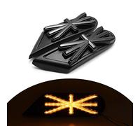 YaaGoo Dynamic Blinking Side Indicator Scuttle LED Light For Mini R55 R56 R57 R58 R59, Union Jack, Amble, Sequential Flowing