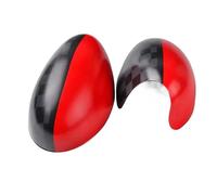 YaaGoo Side Wing Mirror Cover Caps for MINI Cooper R50 R52 R53 Right-hand Drive Car (2000-2006, JCW Style)