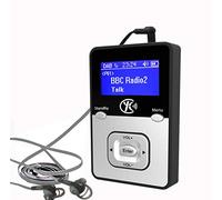 Yaakin K1 Personal Digital DAB+ & FM Radio, MP3 Player, SD Card Recordable, Rechargeable Battery, Portable Handheld for Walking or Jogging, Includes Headphones