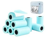 YAANBUNB 9 Pack Thermal Printer Paper Roll, 57 X 30mm Mini Printing Paper Direct Thermal Label Self-Adhesive Machine Paper Roll Photo Printing Paper for Portable Pocket Thermal Printer