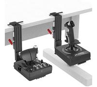 YAARHEJ 2 Set Desk Mount for Flight Sim Game Joystick, Throttle, Hotas system Compatible with Logitech X56, X52 or Thrustmaster T-Flight Hotas/T.16000M/TCA/Warthog 10C&Throttle/Winwing Orion 1&2