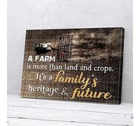YAASIMOULE A Farm Is More Than Land And Crops Farmer Canvas Prints Wall Art
