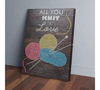 YAASIMOULE All You Knit Is Love Canvas Prints Wall Art
