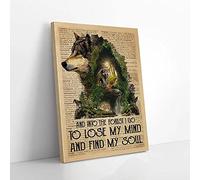 YAASIMOULE And Into The Forest I Go to Lose My Mind Wolf Canvas Prints