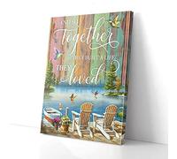 YAASIMOULE And So Together They Built A Life They Love Hummingbird Canvas