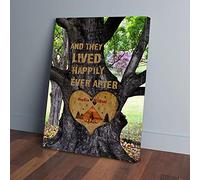 YAASIMOULE And They Lived Happily Ever After Couple Camping Canvas Prints