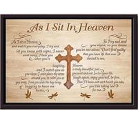 YAASIMOULE As I Sit In Heaven Poster Framed Matte Canvas