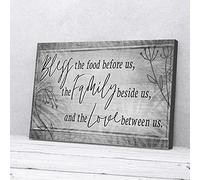 YAASIMOULE Bless The Food Before Us Canvas Prints Wall Art