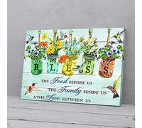 YAASIMOULE Bless The Food Before Us Hummingbird Canvas Prints