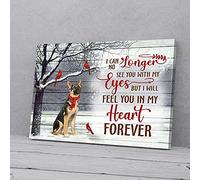 YAASIMOULE Cardinal German Shepherd I Will Feel You In My Heart Forever Canvas Prints