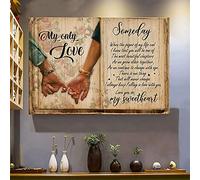 YAASIMOULE Couple You will be the most beautiful chapter of my life Landscape Canvas Print Wall Art