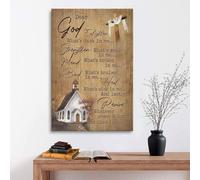 YAASIMOULE Dear God Enlighten What’s Dark in Me canvas wall art