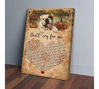 YAASIMOULE Don’t Cry For Me Pug Dog Canvas Prints