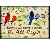 YAASIMOULE Every Little Thing Is Gonna Be All Right Hummingbird Poster