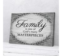 YAASIMOULE Family Is One Of God’s Many Masterpieces Canvas Prints Wall Art