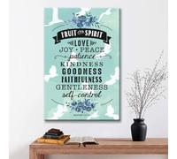 YAASIMOULE Galatians 5:22-23 the fruit of the Spirit canvas wall art