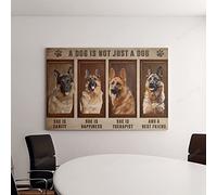 YAASIMOULE German Shepherd She is not just a dog Landscape Canvas Print Wall Art