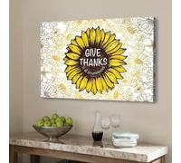 YAASIMOULE Give thanks in all circumstances 1 Thessalonians 5:18 canvas wall art