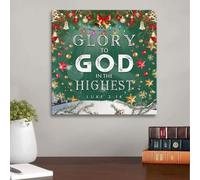 YAASIMOULE Glory to God in the highest Luke 2:14 canvas wall art