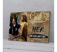 YAASIMOULE God Is Within Her Physician Assistant Canvas Prints