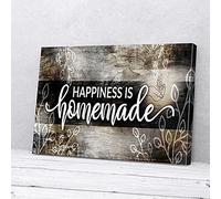 YAASIMOULE Happiness Is Homemade Canvas Prints Wall Art