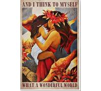 YAASIMOULE Heaven In Our Home Poster Decor Wall Art Gift For Housewarming Bird Lover Framed Matte Canvas Prints