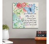 YAASIMOULE Hebrews 4:16 Let us therefore come boldly unto the throne of grace canvas wall art