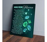 YAASIMOULE Hugs From Heaven Butterfly Canvas Prints Wall Art