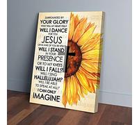 YAASIMOULE I Can Only Imagine Sunflower Canvas Prints