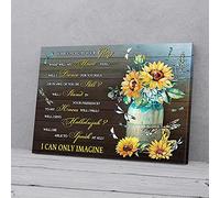 YAASIMOULE I Can Only Imagine Sunflower Dragonfly Canvas Prints