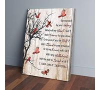 YAASIMOULE I Can Only Imagine Tree Cardinals Canvas Prints