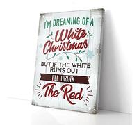 YAASIMOULE I’m Dreaming Of A White Christmas Canvas Prints Wall Art