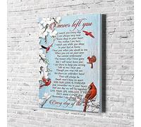 YAASIMOULE I Never Left You Heart Cardinal Canvas Prints
