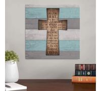 YAASIMOULE I Still Believe in amazing grace cross canvas wall art