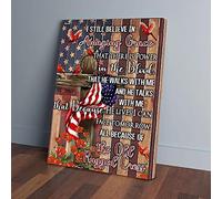 YAASIMOULE I Still Believe In Amazing Grace Cross Cardinal Canvas Prints