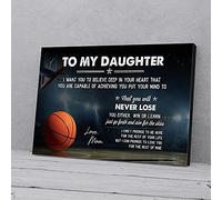 YAASIMOULE I Want You To Believe Deep In Your Heart Basketball Canvas Prints Wall Art