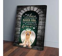 YAASIMOULE If Love Could Have Saved You Heaven Butterfly Golden Retriever Canvas Prints