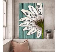 YAASIMOULE In God have I put my trust Jesus Portrait Canvas Print Wall Art