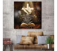 YAASIMOULE In the morning when I rise give me Jesus canvas wall art