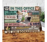 YAASIMOULE In This Office Social Worker Canvas Wall Art