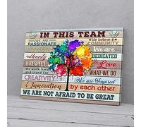 YAASIMOULE In This Team Social Worker Canvas Wall Art