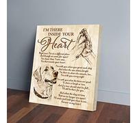 YAASIMOULE Inside Your Heart Labrador Dog Canvas Wall Art